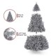 thumbnail image 4 of Árbol de Navidad Best Choice Products, oropel artificial plateado de 6 pies, 4 of 7