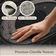 thumbnail image 6 of ODIKA 6'x9' Washable Area Rug Non-Slip, Easy Care, Dark Gothic Raven and Moon Design Mystical Nature with Vintage Key for Family Room, Living Room, Master Bedroom, 6 of 7
