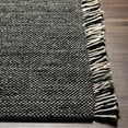 thumbnail image 2 of Hauteloom Boyden Recycled Material Living Room, Bedroom Area Rug - Contemporary - Black, Cream, Medium Gray - 18" x 18" Sample, 2 of 10