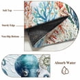 thumbnail image 6 of 5'x8' Area Rugs, Octopus Coastal Indoor Outdoor Area Rug for Living Room Bedroom, Summer Beach Ocean Coral Starfish Washable Bathroom Rugs Kitchen Floor Carpet Mats Home Decor Aesthetic, 6 of 8