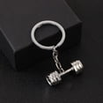 thumbnail image 5 of 3 Pcs Key Chain Gym Keyring Wallet Holder Mens Gifts Keychain Lanyard Dumbbell Keychains Personality Charm Ferroalloy Lovers, 5 of 6