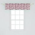 thumbnail image 2 of Ambesonne Almond Blossom Valance Pack of 2, Cherry Flowers Japan, 54"X12", Dried Rose Pale Pink, 2 of 2