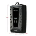 thumbnail image 5 of CyberPower LE1000DG Battery Backup UPS, 1000VA/530W, 120V, 12 Outlets, AVR, LCD Display, 5 ft, Black, 5 of 8
