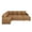 Brown, variant on HONBAY Velvet Sectional Sleeper Sofa Bed with Pull-Out Couch Bed with Storage for Living Room, Beige