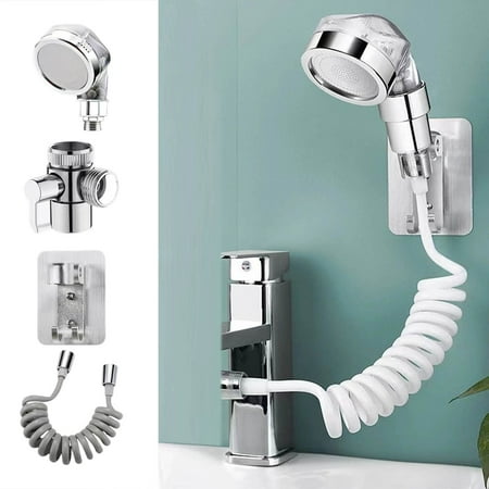

Sink Faucet Hose Sprayer Hair Washing Hand Shower Spray Faucet Attachment With Hose For Indoor Outdoor Kitchen Bathroom Tool Rinser No Worries After the Sale