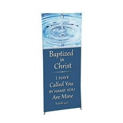 Celebration Banners F4702 Church Event Series X-Stand Banner - Baptism