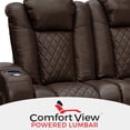 thumbnail image 6 of Seatcraft Euphoria Heat & Massage Sofa & Loveseat, Italian Leather, Powered Headrest, Powered Lumbar, Power Recline, Brown, 6 of 13