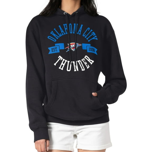 Women's G-III 4Her by Carl Banks  Black Oklahoma City Thunder City Pullover Hoodie