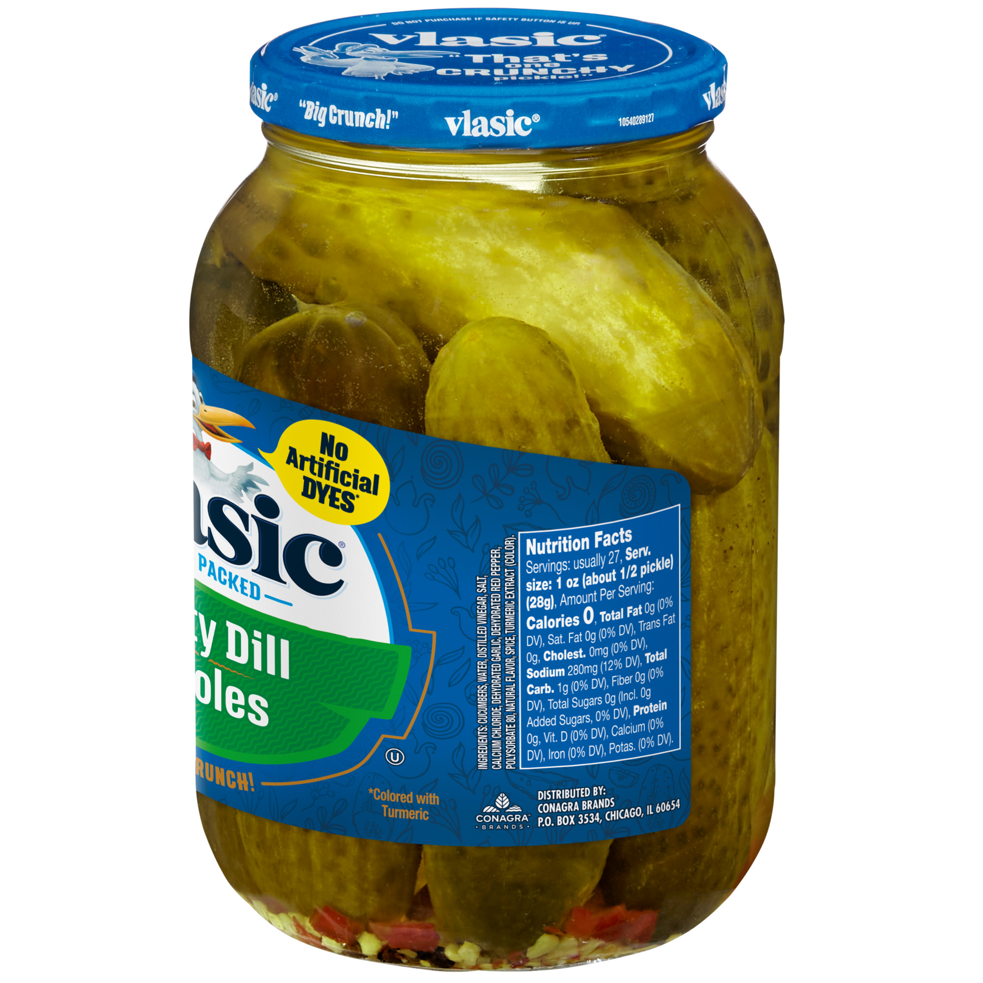 Vlasic Zesty Dill Pickles, Dill Pickle Spears, 46 fl oz Jar - image 4 of 7