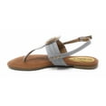 thumbnail image 3 of Victoria K Women's Gold Medallion Sandals, 3 of 4