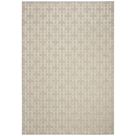 SAFAVIEH Lana Isabel Geometric Area Rug, Cream/Beige, 5' x 7'6"