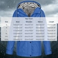 thumbnail image 3 of Rciityk Windproof Rain Jackets for Womens Casual Solid Lightweight Rain Jackets with Hooded Outdoor Warm Windbreaker Raincoat With Pocket S-3XL, 3 of 7
