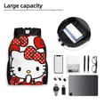 thumbnail image 6 of Hello Kitty Backpack, Travel Laptop Backpack, Water Resistant College School Computer Bag, Durable Daypack, Fit 16 Inch Notebook, 6 of 8