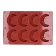 thumbnail image 3 of Moon-Shaped , Non-stick Silicone  With Unique Shape Design For Home Bakery Kitchen, 3 of 8