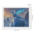 thumbnail image 2 of Diamond Art Kits for Adults, Majestic Ice Dragon SummitDiamond Painting Kits for Beginners, Frameless Round 5D Full Drill Diamonds Art Pictures Gem Art Crafts Home Decor Gifts, 2 of 8