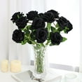 thumbnail image 5 of 12PCS Artificial Silk Flowers Realistic Roses Bouquet Long Stem for Home Wedding Decoration Party (Yellow), 5 of 5