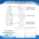 thumbnail image 4 of 100 Pcs Plastic Eye Dropper Bottles 10 Pcs Mini Transparent Funnel Hopper Empty Drop Bottles Essential Oil Squeeze Bottle for Drops Essential Oils Various Liquids, 4 of 5