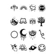 thumbnail image 1 of UOYOTT Waterproof Tattoo Stickers Long-lasting Temporary Fake Tattoos Cute And Interesting Personality Unisex Fake Pattern Waterproof, 1 of 1