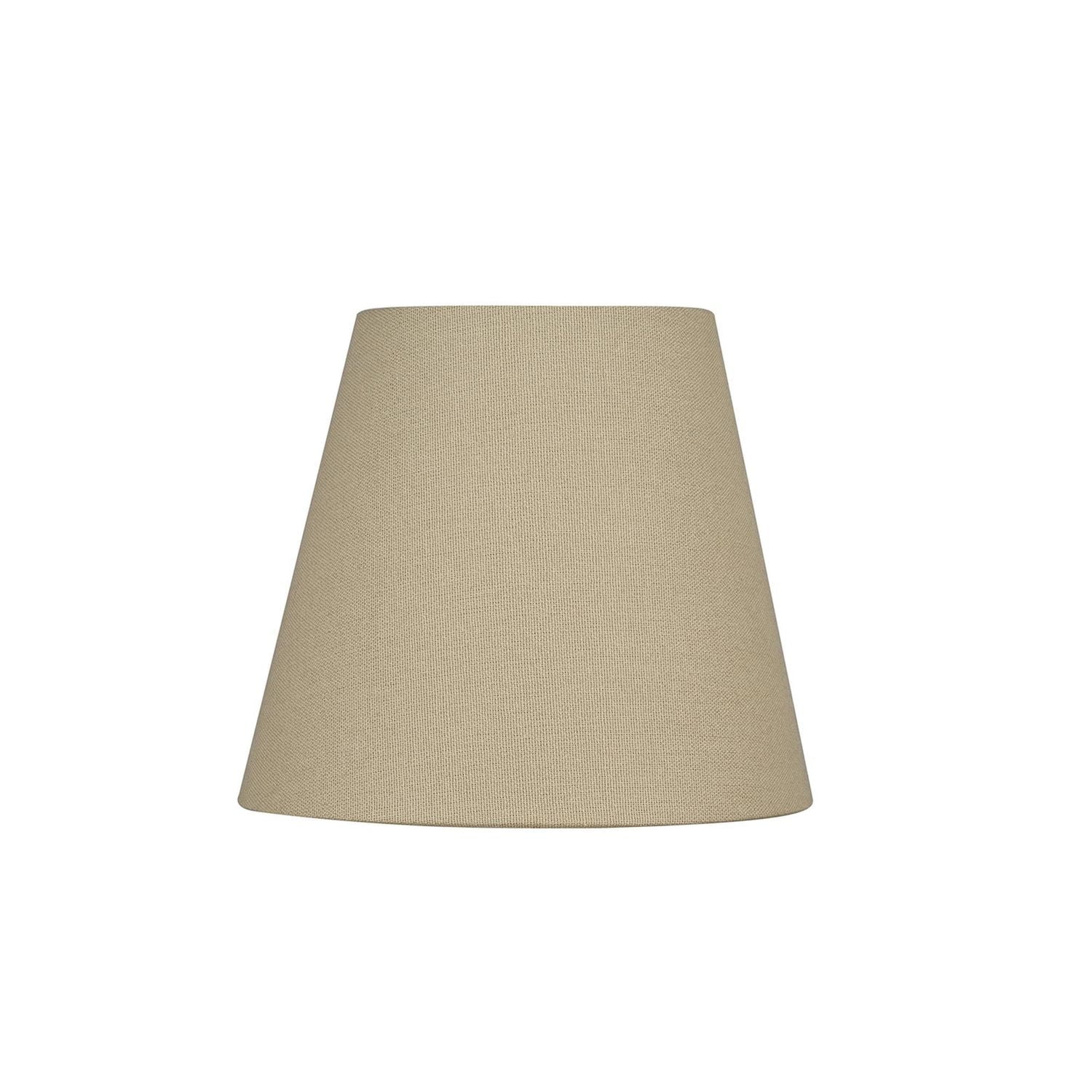 hometrends 8" Taupe Textured Tapered Drum Lamp Shade