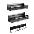 thumbnail image 2 of Magnetic Spice Rack for Refrigerator, Magnetic Refrigerator Organizer, Strong Magnetic Fridge Shelf, Storage Rack, 2 of 8