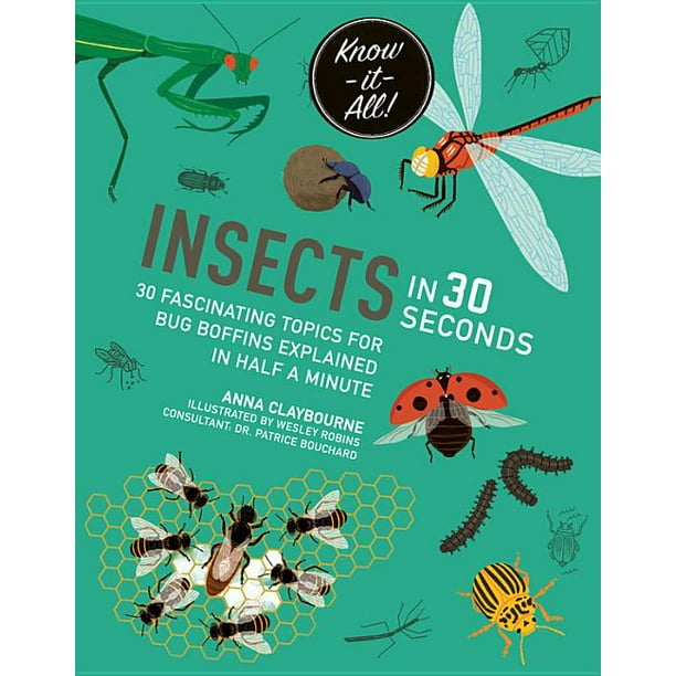 Kids 30 Second: Insects in 30 Seconds : 30 Fascinating Topics Bug Boffins in Half a Minute (Paperback) - - Walmart.com