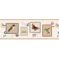 thumbnail image 5 of Dundee Deco's Peel and Stick Wallpaper Border - Kids Green Purple Blue Birds and Bugs Wall Border Retro Design, 15 ft x 7 in, Self Adhesive, 5 of 6