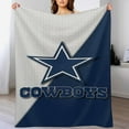 thumbnail image 4 of Football Cowboys Flannel Blanket Lightweight Blanket for Couch Sofa Bed, Super Soft Cozy Print Warm Blanket, 4 of 5