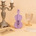 thumbnail image 7 of Violin Shaped Silicone Pencil Case, Zipper Stationery Pouch, Waterproof Soft Storage Bag, Unique Musical Theme Organizer for Office, Desk Decor, Makeup and Daily Small Accessories Storage, 7 of 7