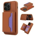 thumbnail image 1 of For Iphone 15 Pro Rfid Anti-Theft Detachable Card Bag Leather Phone Case(Brown), iPhone 14, 1 of 9