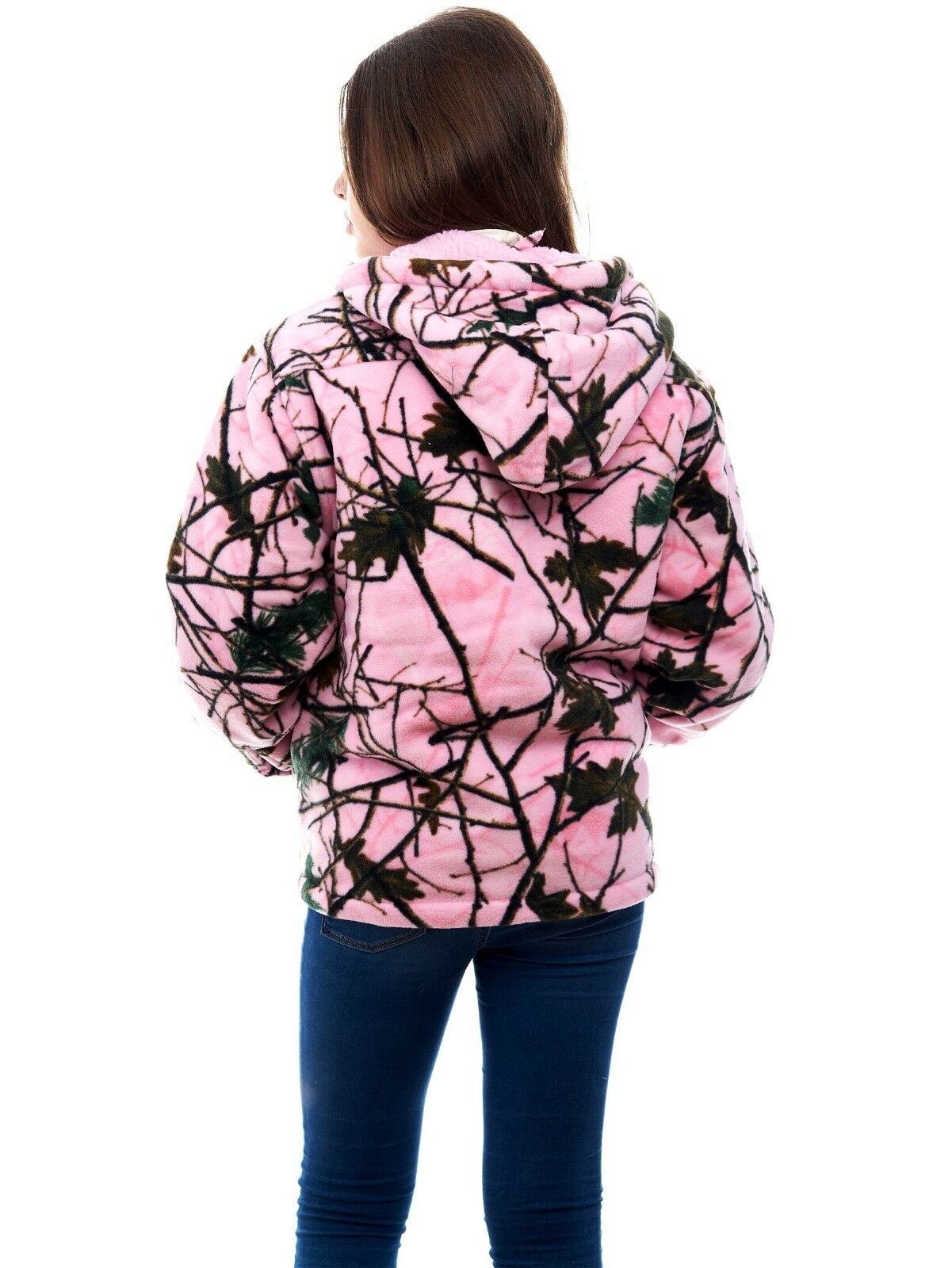 Trail Crest Camo Fleece Jacket and Pants Set Toddler Pink Highland Timber