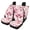 Roses, variant on Pzuqiu Blue Butterfly Front and Rear Seat Cover Set Anti-Slip Easy to Install Car Seat Covers, Breathable Auto Accessories Compatible with SUV Cars Trucks
