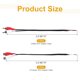 thumbnail image 2 of Uxcell 8 Pcs 8 Pulgadas Abierto RCA 2-Macho 2-Hembra Conector Jack Adaptador a Cable Desnudo de Extremo Abierto de Audio Video RCA, 2 of 6
