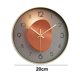 thumbnail image 2 of Reloj de cuarzo simple silencioso con decoración creativa de moda de 8 pulgadas, 2 of 6