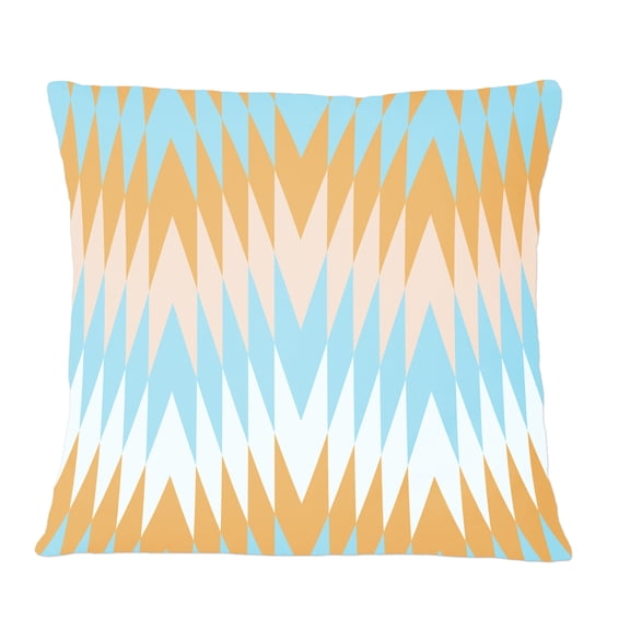 Designart Retro Abstract Design VI' Mid-Century Modern Throw Pillow - 12x20