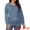 Blue, variant on DARING DIVA Women's Nursing Hidden Zipper Long Sleeve Polo Shirt S Green
