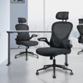 thumbnail image 5 of FunniHomi Mesh Office Chair, with Adjustable Lumbar Support Adjustable Armrest，Black, 5 of 7