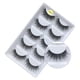 thumbnail image 2 of Pestañas postizas gruesas naturales, 5 pares de pestañas mixtas, pestañas de visón de imitación, pestañas postizas artificiales puras, 2 of 2