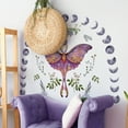 thumbnail image 4 of Flowers Wall Decals, Large Butterfly Flower Plant Bohemian Style Wall Decal Removable Floral Wall Murals Peel and Stick Colorful Flower Wall Decor Multicolored, 4 of 7