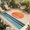Mutli-Color, variant on Blue Teal Orange Outdoor Rug for Patio/Deck/Porch, Non-Slip Large Area Rug 5 x 7 Ft, Modern Contemporary Abstract Indoor Outdoor Rugs Washable Area Rugs, Reversible Camping Rug Carpet Runner