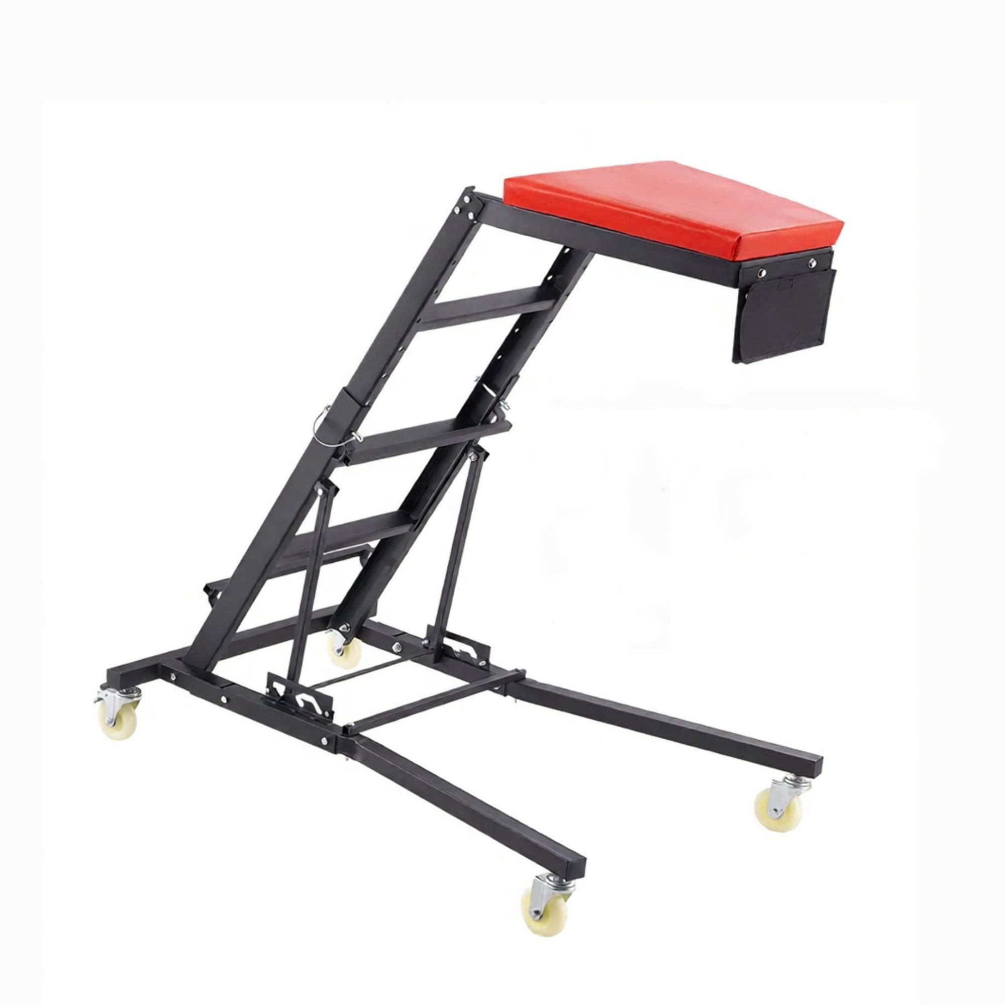 Automotive Topside Creeper (42.5"-64.8"), 400 LBS High Top Engine Creeper with Padded Deck & 4 Swivel Wheels