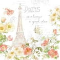 thumbnail image 2 of Pertiet, Katie 26x26 Gold Ornate Wood Framed with Double Matting Museum Art Print Titled - Painting Paris III, 2 of 4