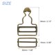 thumbnail image 2 of Hebillas de Overoles 2 Conjuntos Hebillas de Repuesto para Tirantes 32mm, Tono Bronce, 2 of 6