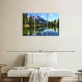 thumbnail image 2 of Elephant Stock Banff National Park Wall Art - Horizontal Multi Panel Canvas - Living Room Wall Decor - Nature Multi Panel - Blue And Green Decor - 33" x 20", 2 of 4