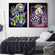 thumbnail image 5 of Póster de Beetlejuice de película clásica, impresión de papel para el hogar, sala de estar, dormitorio, entrada, Bar, restaurante, cafetería, pintura artística, 5 of 5