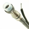 thumbnail image 2 of PHAT SATELLITE INTL / Aérien Messager RG11 Extérieur Quad Shield Câble Coaxial 75 Ohms Joint Étanche Raccords de Compression UHF VHF HDTV CATV Antenne Câble TV RG-11 Coax Assemblé aux É.-U. (190 Pieds, Noir), 2 of 4