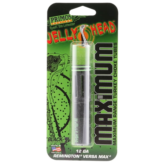Primos 69410 Jelly Head Maximum ProBore 12 Gauge Turkey Chrome Alloy Steel Black
