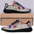 thumbnail image 3 of Patriotic Ice Cream 4th Of July Sweet Land of liberty Shoes Sneakers Black Size 8.5, 3 of 7