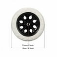 Pack of 2 Shopping Cart Replacement Wheels, HeavyDuty