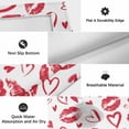 thumbnail image 5 of Kiss Marks Outdoor Rug 6x9 Ft, Non Slip Washable Area Rug, Valentine's Day Lips Print Love Red Vintage Patio Rugs Carpet Runner, Large Floor Mat for Indoor/Outdoor Deck Porch Camping, 5 of 8