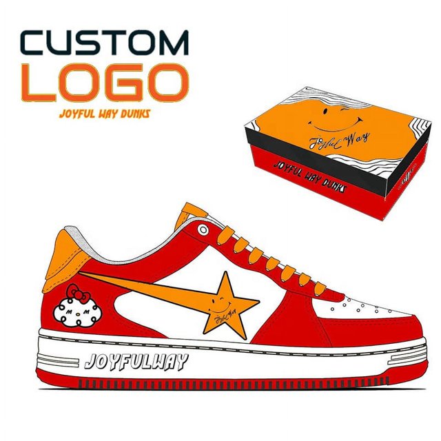 Zapatos informales personalizados profesionales para mujer, zapatos de gatito para caminar, zapatillas deportivas informales, logotipo personalizado, 2024